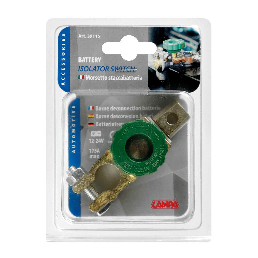 Odpojovač baterie 175A, 12/24V LAMPA - náhled 5