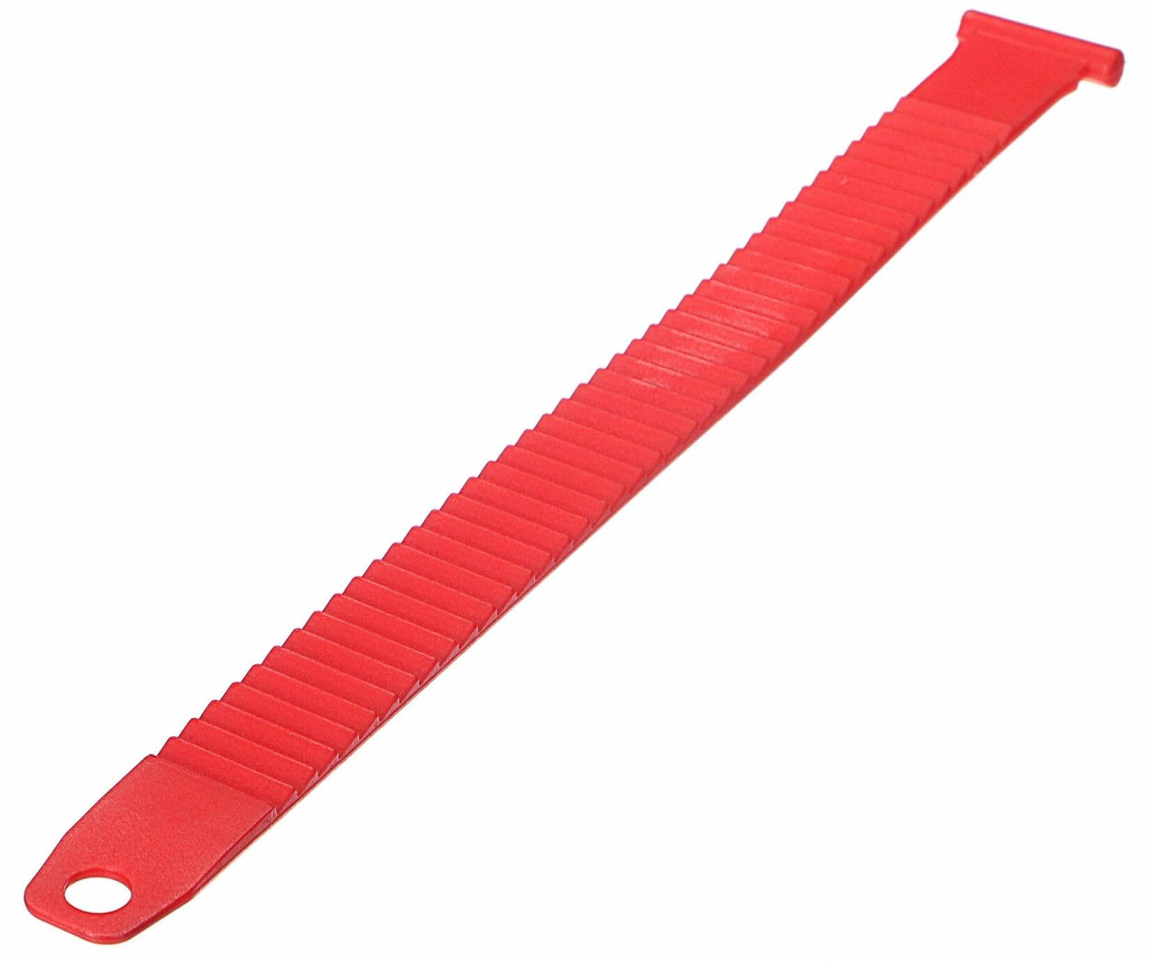 Upínací pásek pro nosič kol na tažné zařízení, délka 27cm, červený - náhradní díl SIXTOL