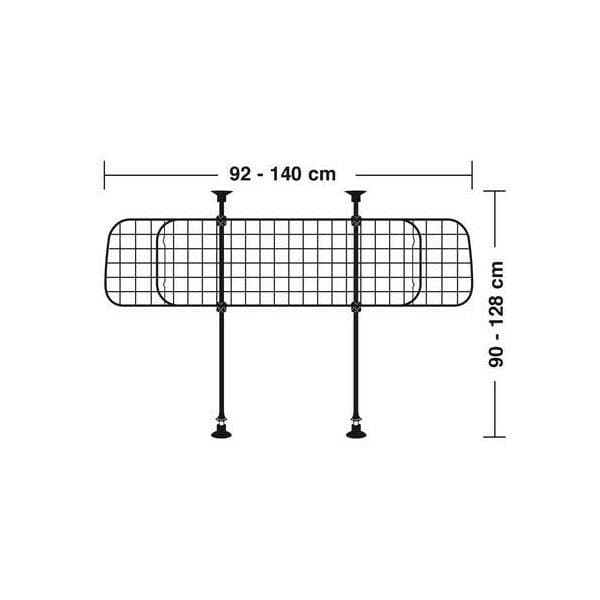 Mříž na převážení psů do zavazadlového prostoru LAMPA GRG-4 - náhled 2