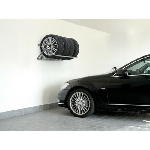 Držák na pneumatiky XL na zeď skládací LAMPA - náhled 3