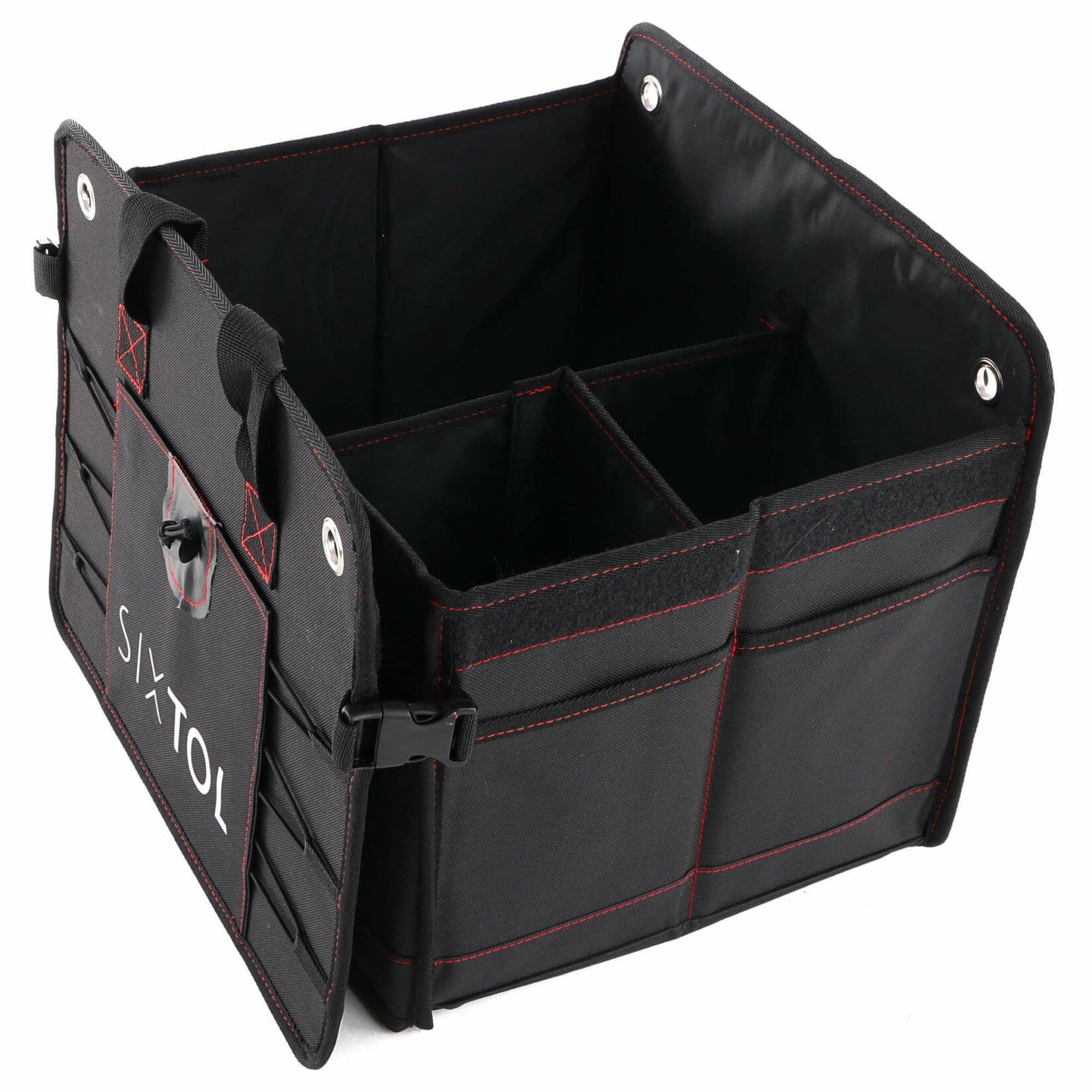 Organizér do kufru auta CAR COMPACT 14 PRO, 14 přihrádek, skládací, s víkem SIXTOL - náhled 5