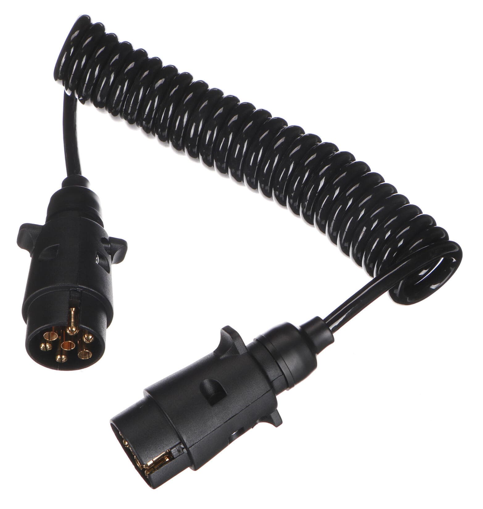Propojovací spirálový kabel zástrčky tažného zařízení TRAILER CABLE 3, 7-7pin, 3m SIXTOL - náhled 4