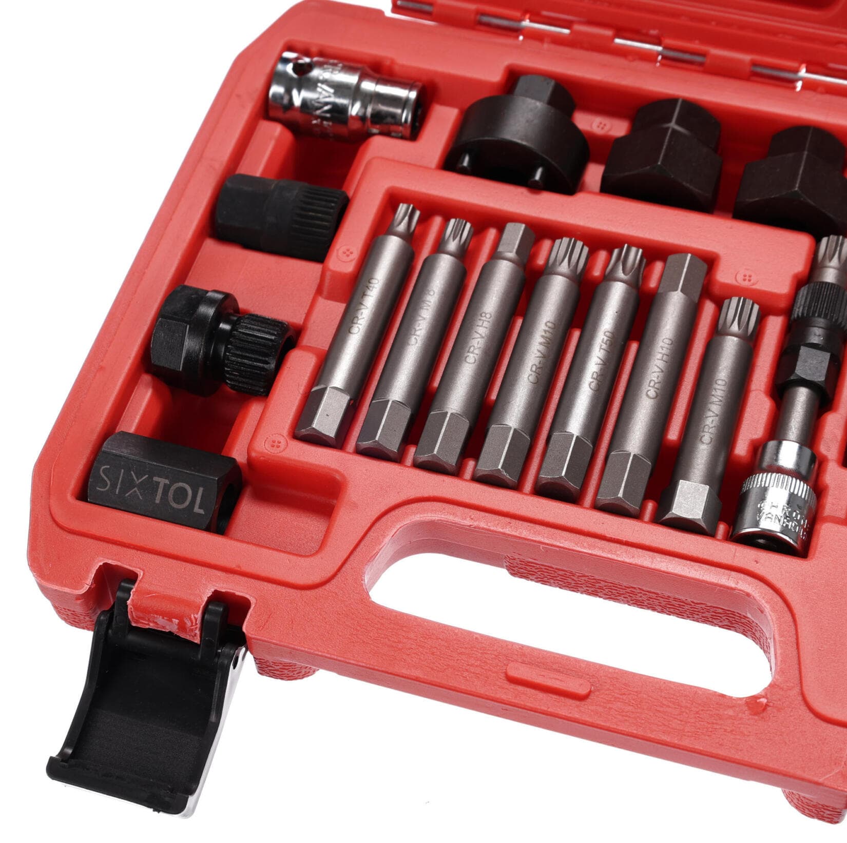 Sada na montáž a demontáž řemenic alternátoru MECHANIC PULLEY SET 2, 18 ks SIXTOL - náhled 4