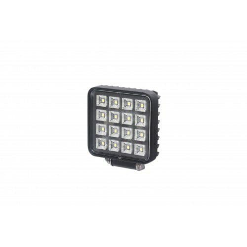 LED světlo (s vypínačem) na pracovní stroje 10-30V, 16x1W, ECE R10 - náhled 3