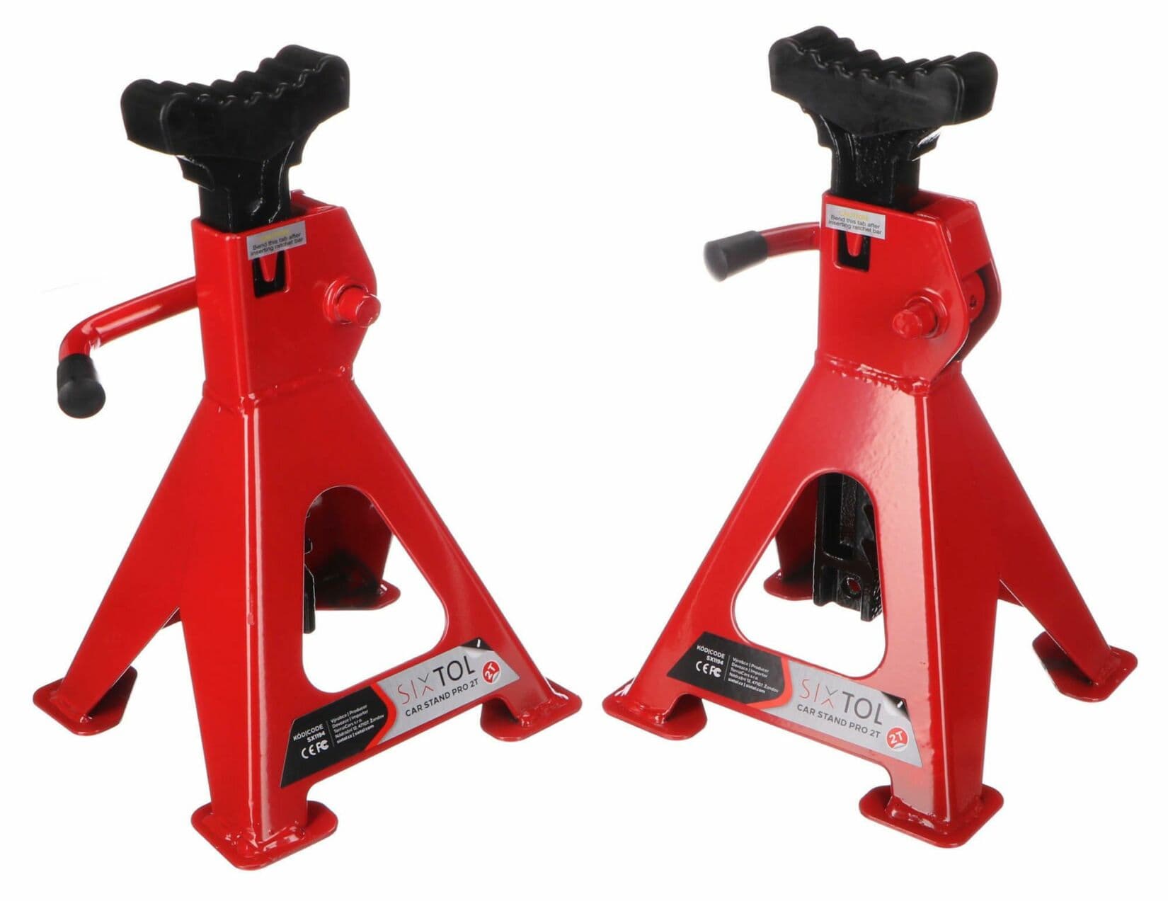 Podstavec pod auto MECHANIC CAR STAND PRO 2T, 2ks SIXTOL - náhled 4