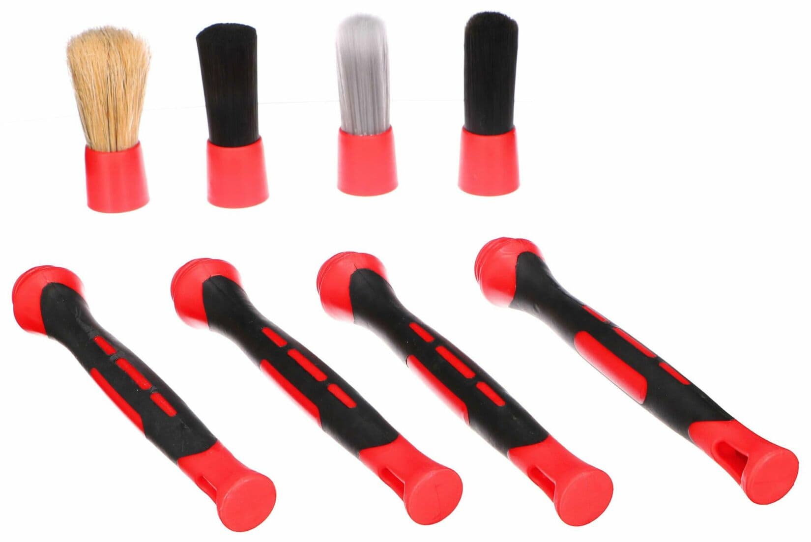 Sada precizních štětců s vyměnitelnými nástavci pro čištění auta CAR DETAILING BRUSH 4 SIXTOL - náhled 4