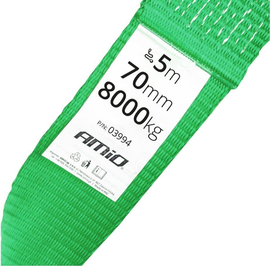 Upínací popruh 8000kg 70mm 5m - náhled 2