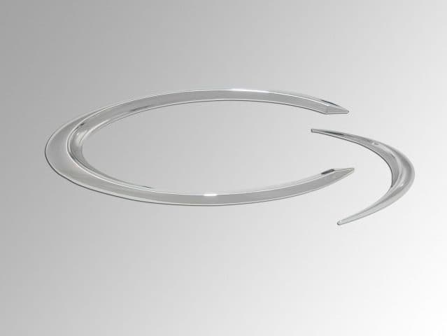 3D Car-Logo Tvar podkovy, sada 2ks