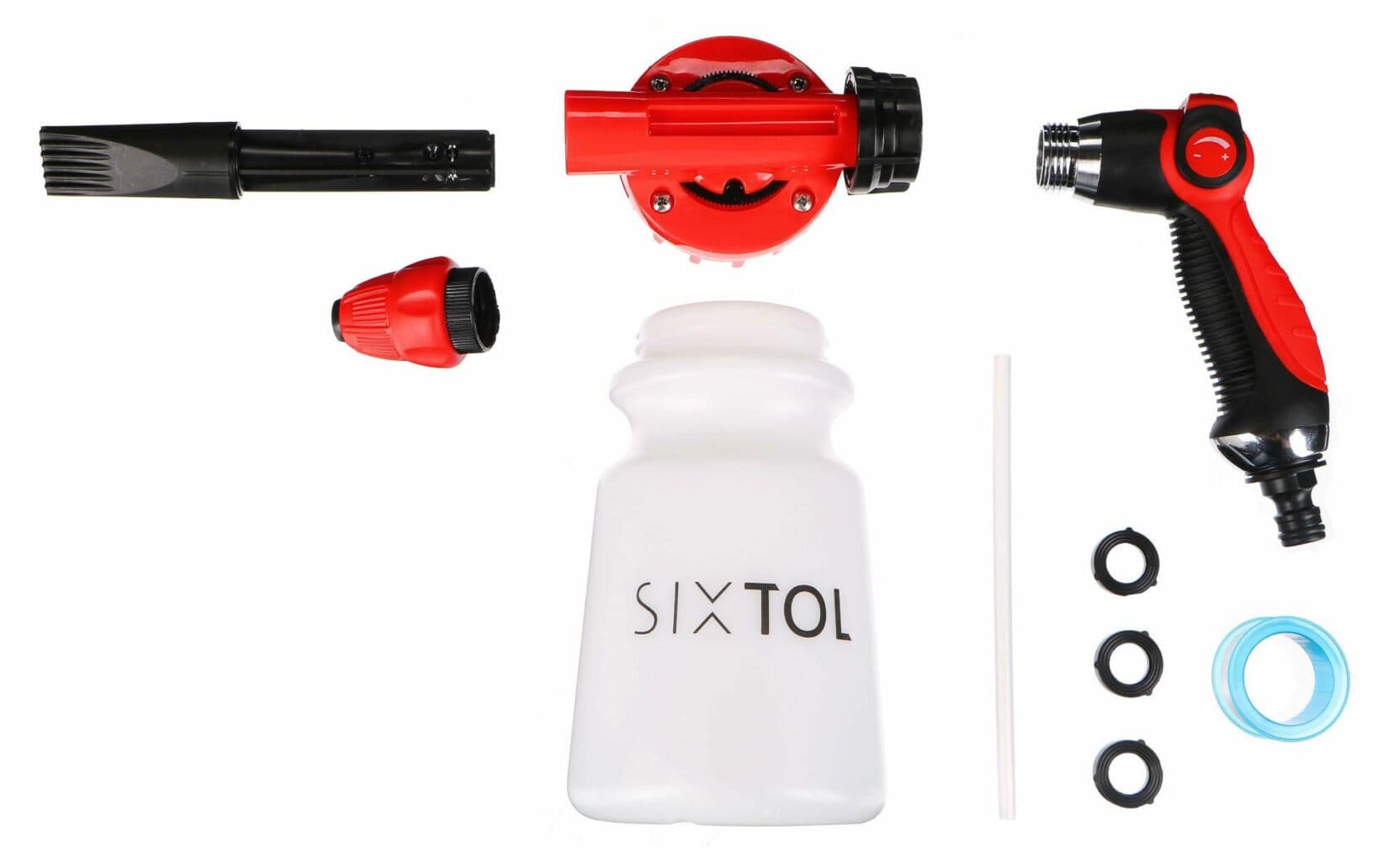 Mycí pistole s nádržkou na saponát pro mytí auta CAR DETAILING SPRAY 1 SIXTOL - náhled 3