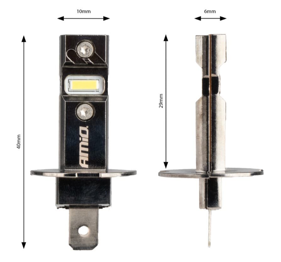 LED autožárovky H3 bílá Canbus, 12V, 60W, 5600 lm - 2 ks - náhled 4