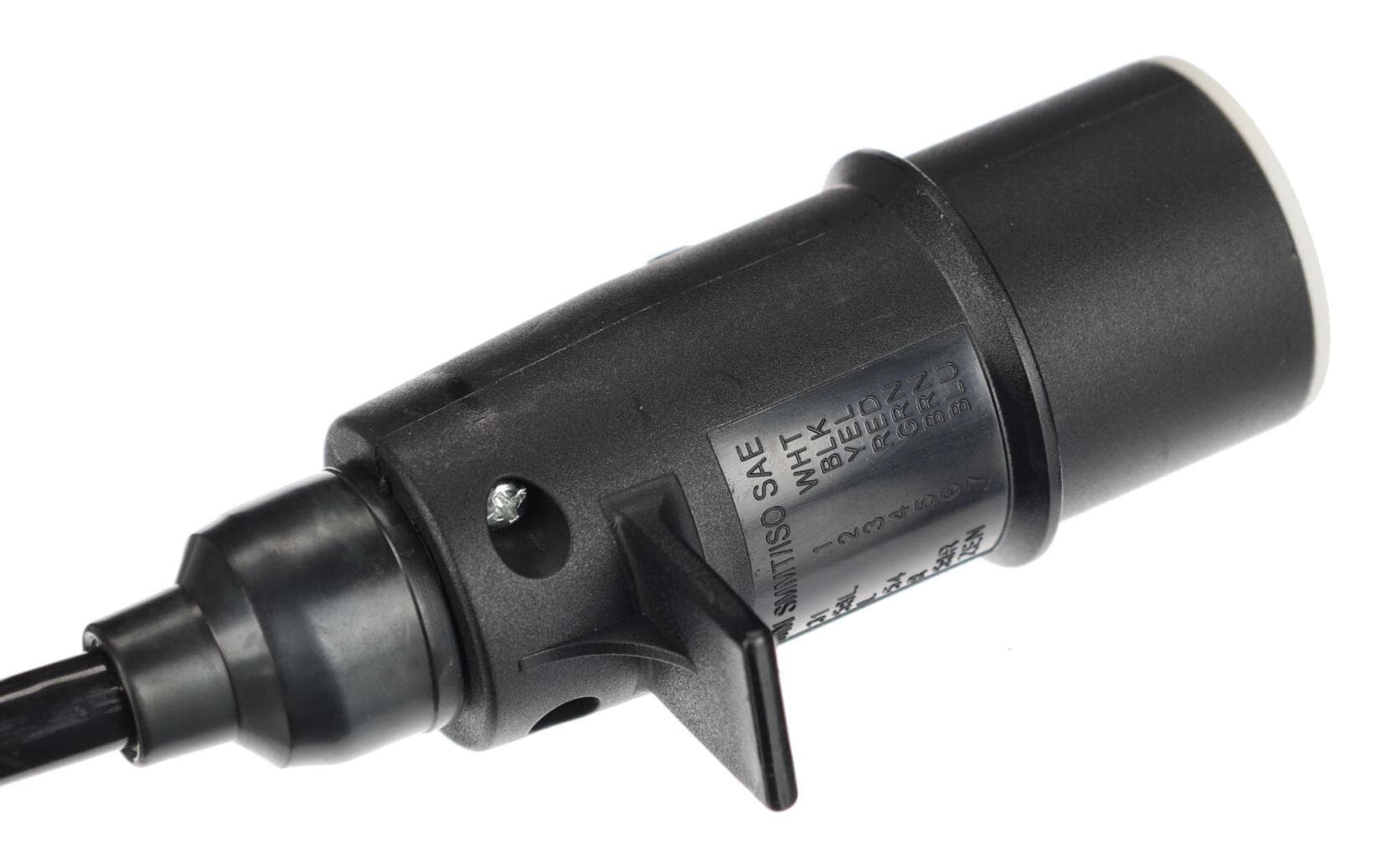 Propojovací spirálový kabel 7pin typ S TRAILER CABLE 10, plastová zástrčka, 24V, 3,5m SIXTOL - náhled 4