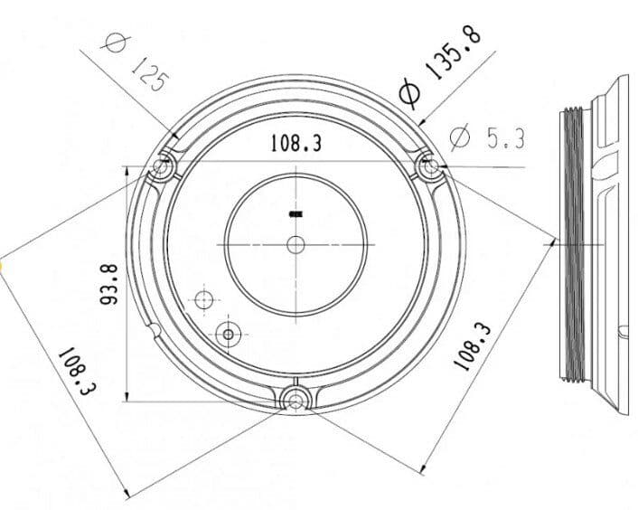 LED maják, 12-24V, 36x LED oranžový, pevná montáž, ECE R65 R10 - 136x73mm - náhled 4