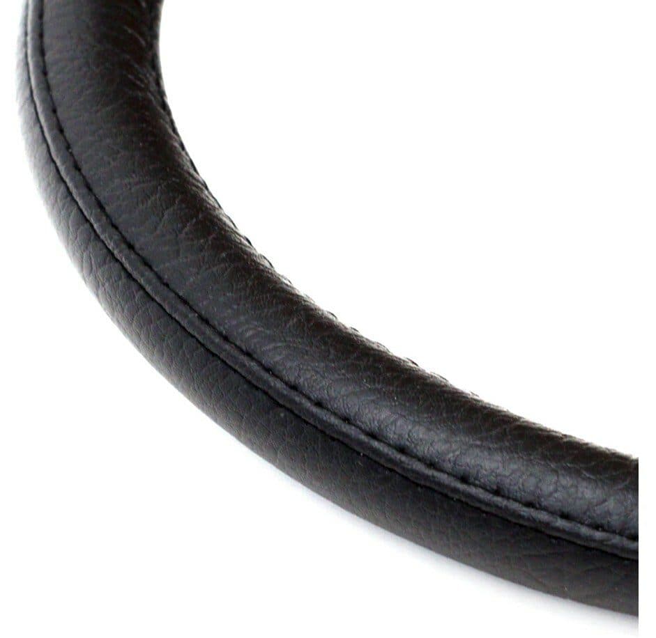 Potah volantu imitace kůže UNI 37-39cm - černý - náhled 2