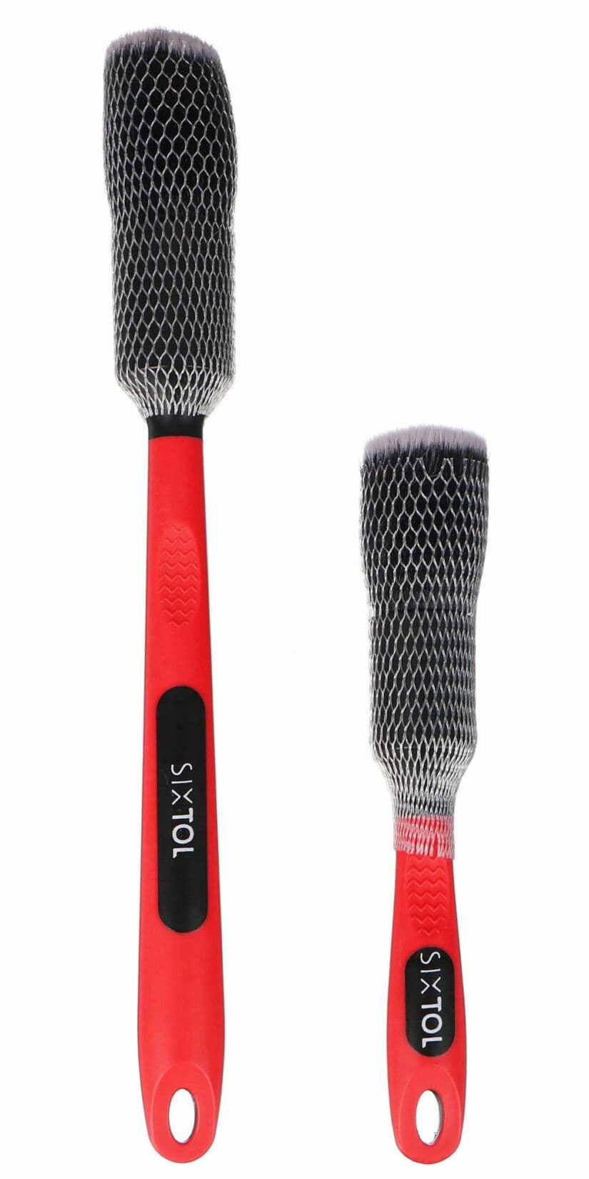 Sada precizních štětců pro čištění auta s ergo rukojetí CAR DETAILING BRUSH 2 PRO, 2ks SIXTOL - náhled 4