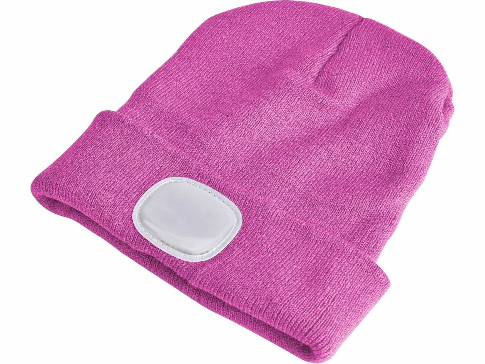 Čepice s čelovkou 180lm, nabíjecí, USB, univerzální velikost, bavlna/PE, růžová SIXTOL - náhled 5