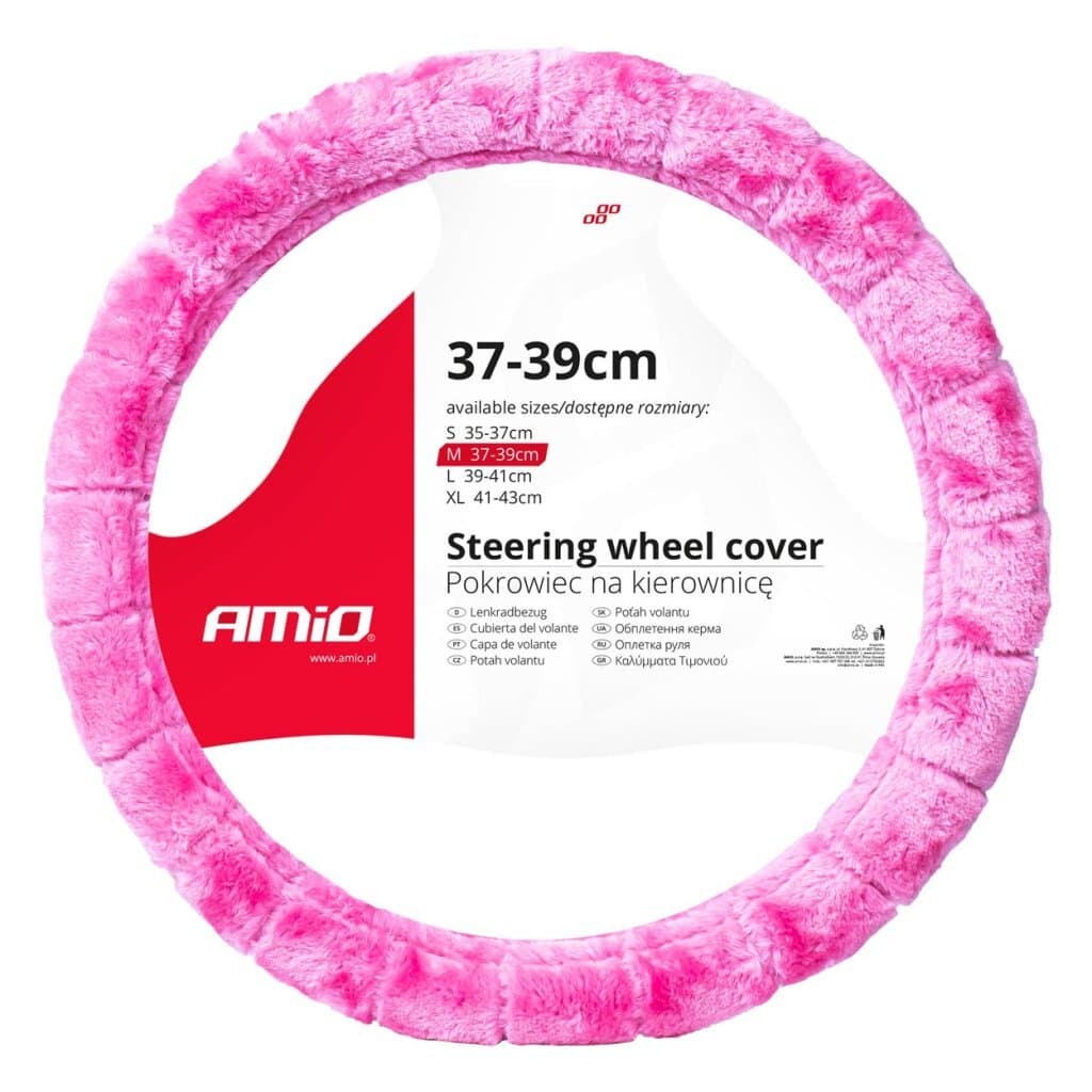 Potah volantu růžový 37-39cm - náhled 1