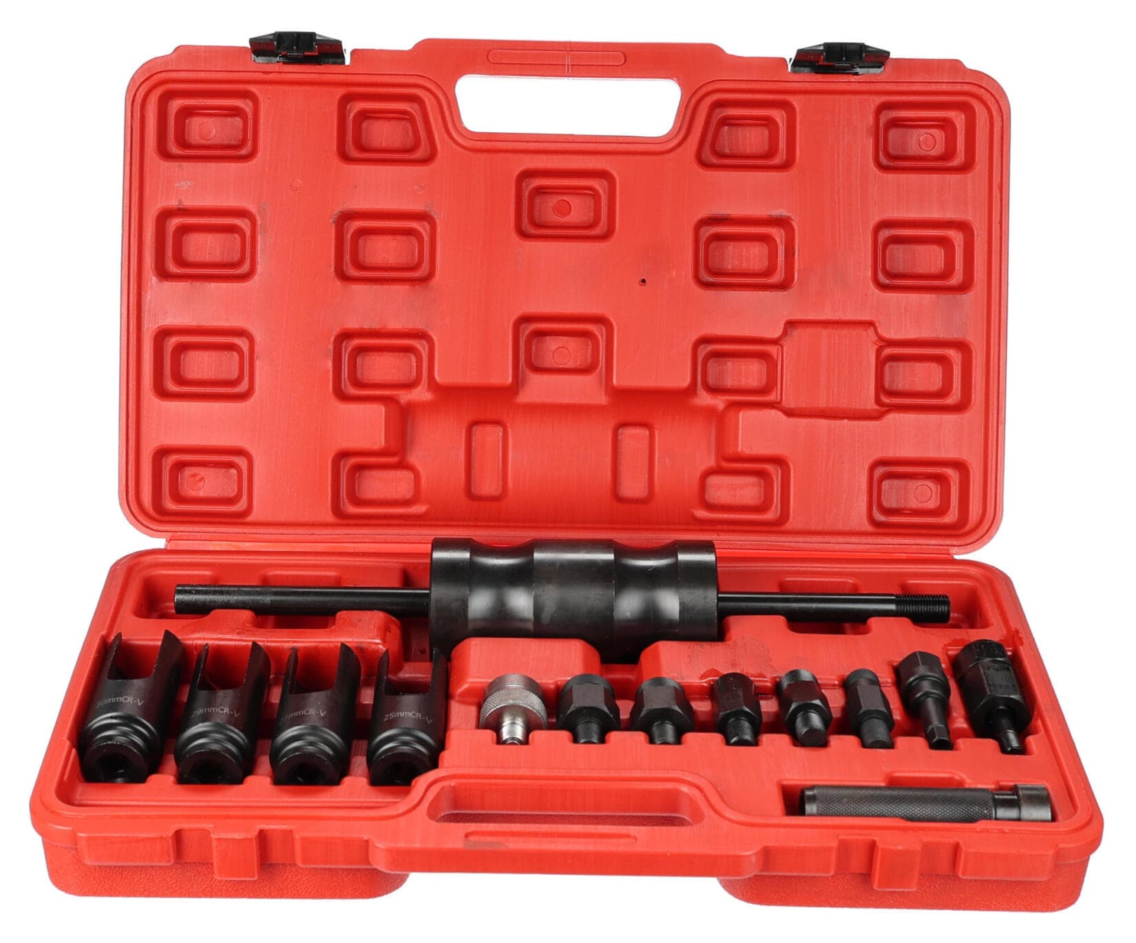 Sada na demontáž vstřikovačů s rázovým kluzným kladivem MECHANIC PULLER SET 1, 14 ks SIXTOL