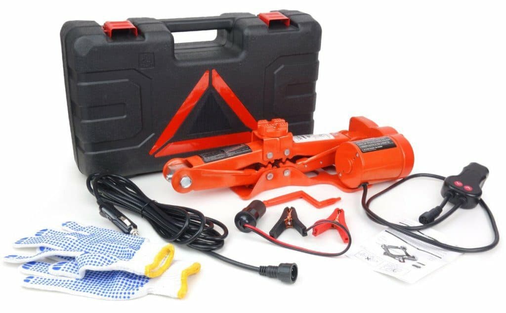 Elektrický trapézový zvedák AMIO 3T 12V TUV - náhled 3