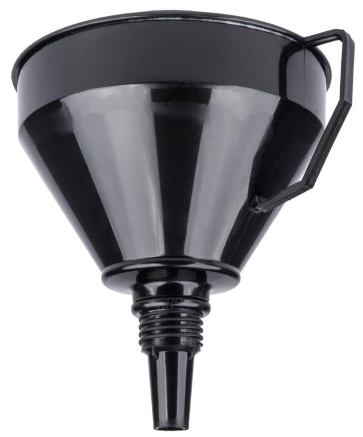 Flexibilní černý univerzální trychtýř se sítkem 16cm - náhled 4
