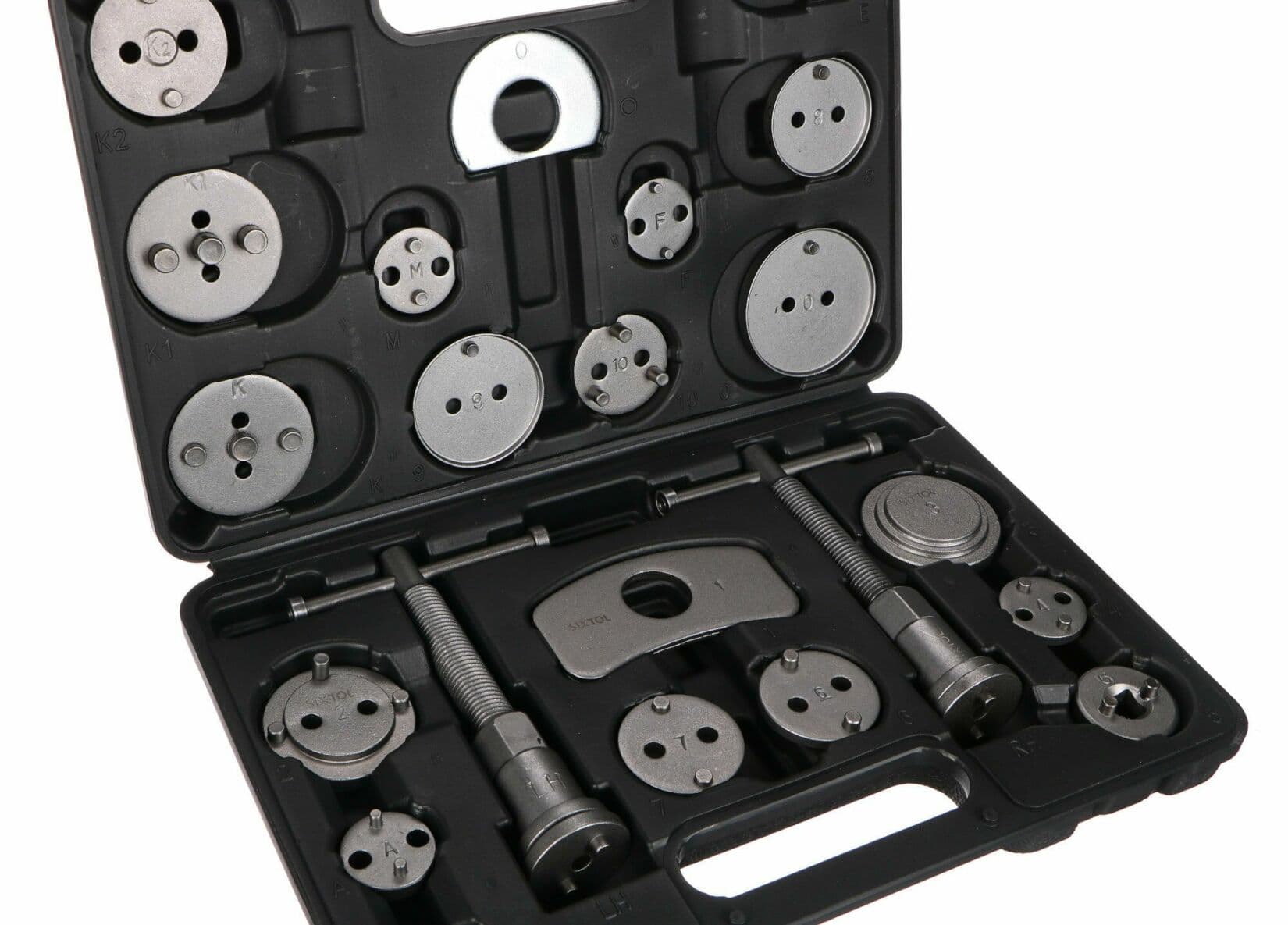 Stlačovák brzdových pístů MECHANIC BRAKE SET BLACK 22, sada 22ks SIXTOL - náhled 4