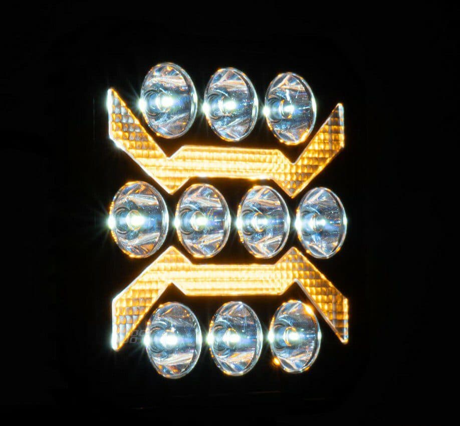 LED pracovní světlo 9-36V 54W 10000lm 110x110x38mm - náhled 3