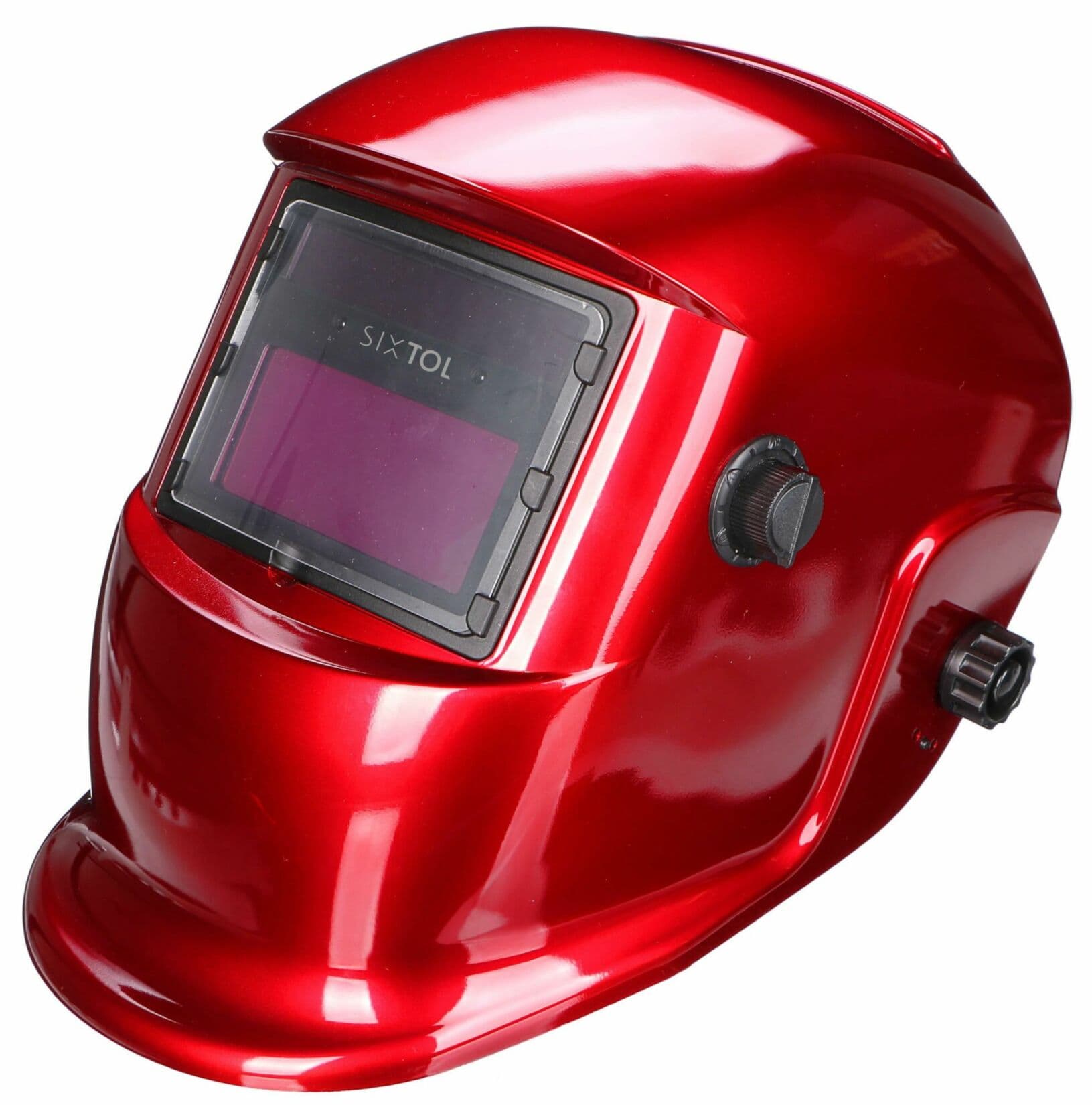 Svářecí kukla samostmívací WELDING MASK 2, červená SIXTOL - náhled 3