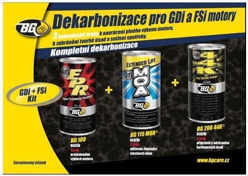 BG 6577 KIT dekarbonizace GDi, FSi, TSi, TFSi, THP 3x325 ml - náhled 2