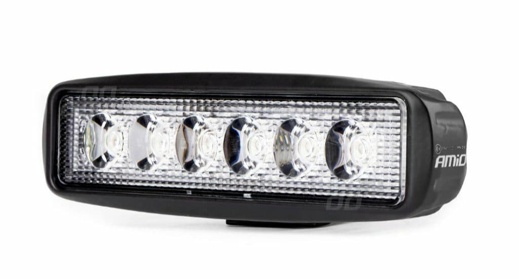 LED pracovní světlo 6 LED 9-60V 18W 160x43x42mm - náhled 5