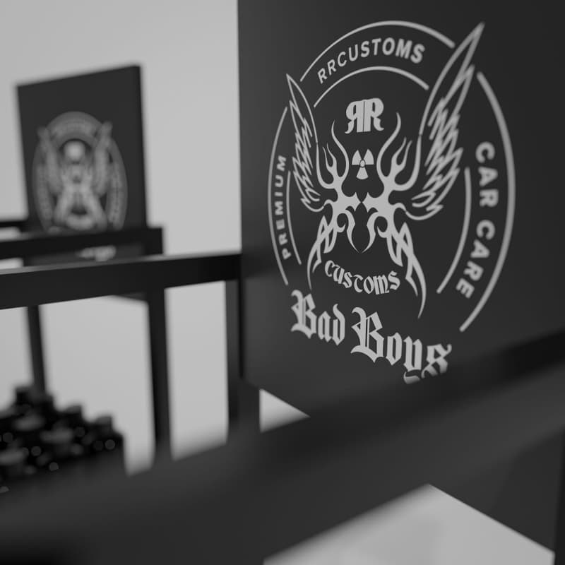 Bad Boys Detailing Shelf 1 - Regál na produkty s autokosmetikou - náhled 4