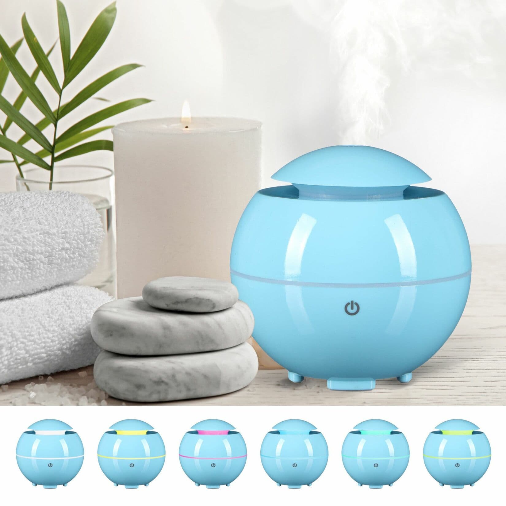 Aroma difuzer Globe modrý lesk 150ml SIXTOL - náhled 5