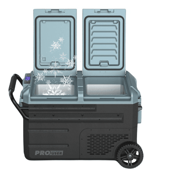 Kompresorová autolednička PROUSER 20401, 12V/24V/230V, 38L - náhled 2