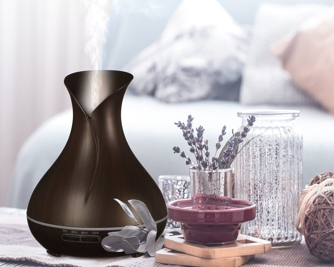 Aroma difuzer Vulcan tmavé dřevo 350ml SIXTOL - náhled 5