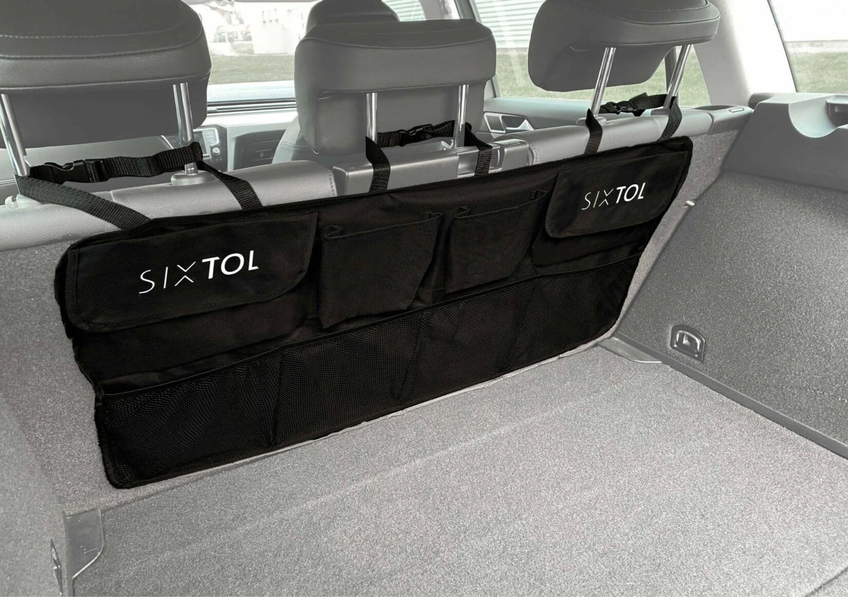Organizér na sedadla do auta CAR POCKETS, 8 kapes SIXTOL - náhled 2