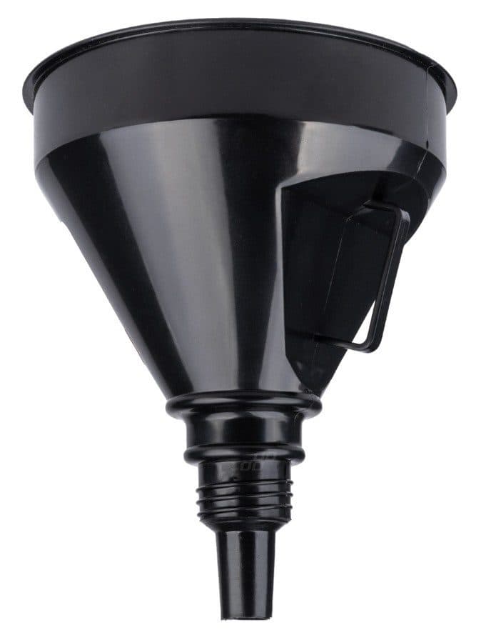 Flexibilní černý univerzální trychtýř se sítkem 13,5cm - náhled 4