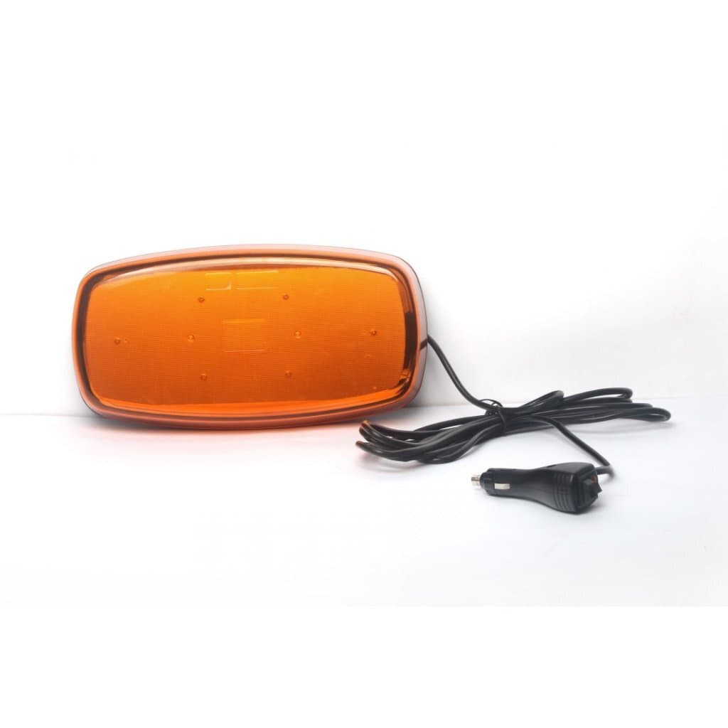 Pracovní LED oranžová rampa homologovaná 305x158 R10 R65 magnet - náhled 2