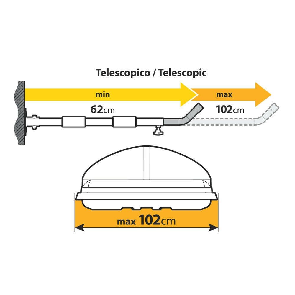 Držák střešního boxu plochý NORDRIVE T2 - 2ks - náhled 4