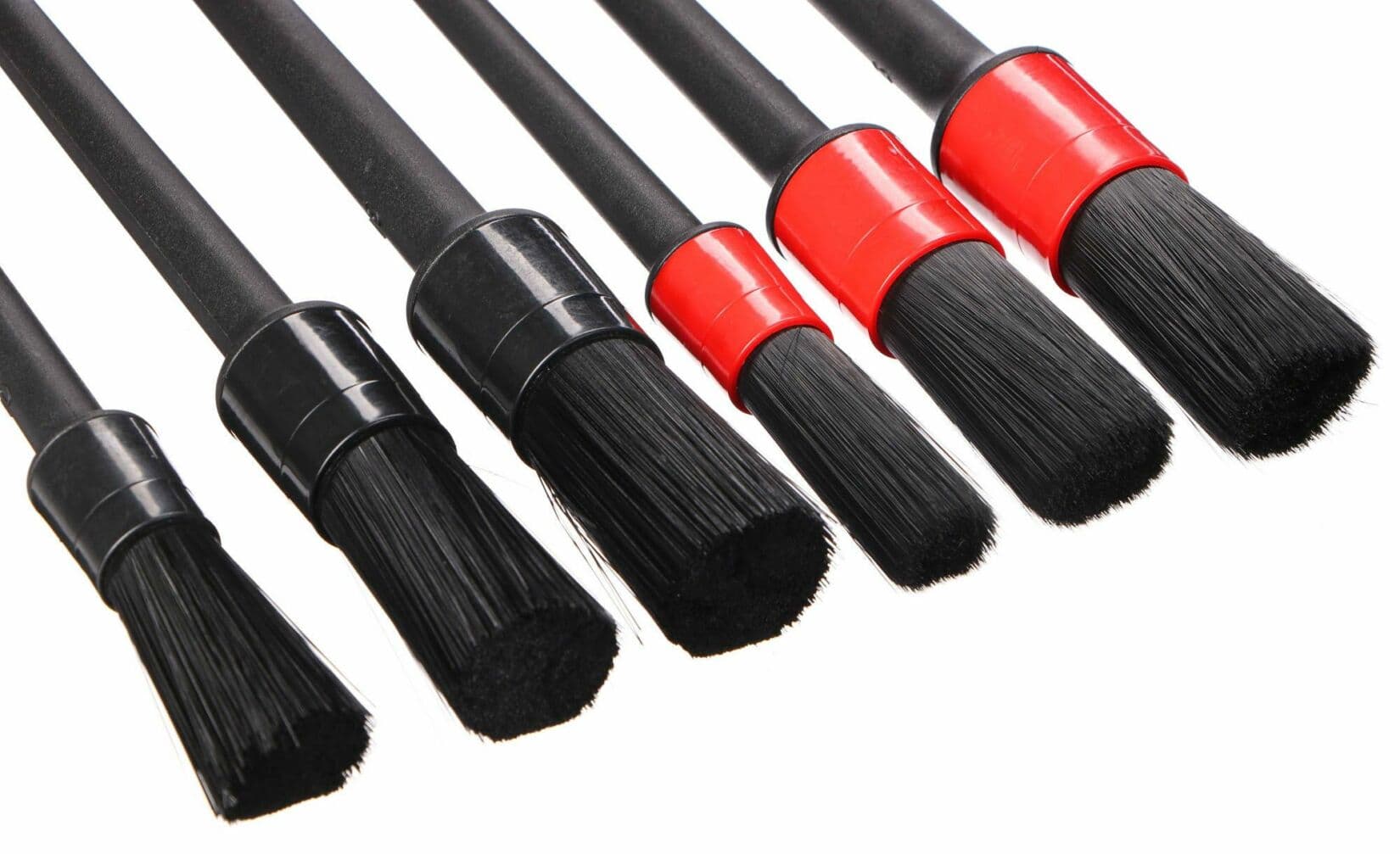 Sada precizních štětců pro čištění auta CAR DETAILING BRUSH 6, 6ks SIXTOL - náhled 3