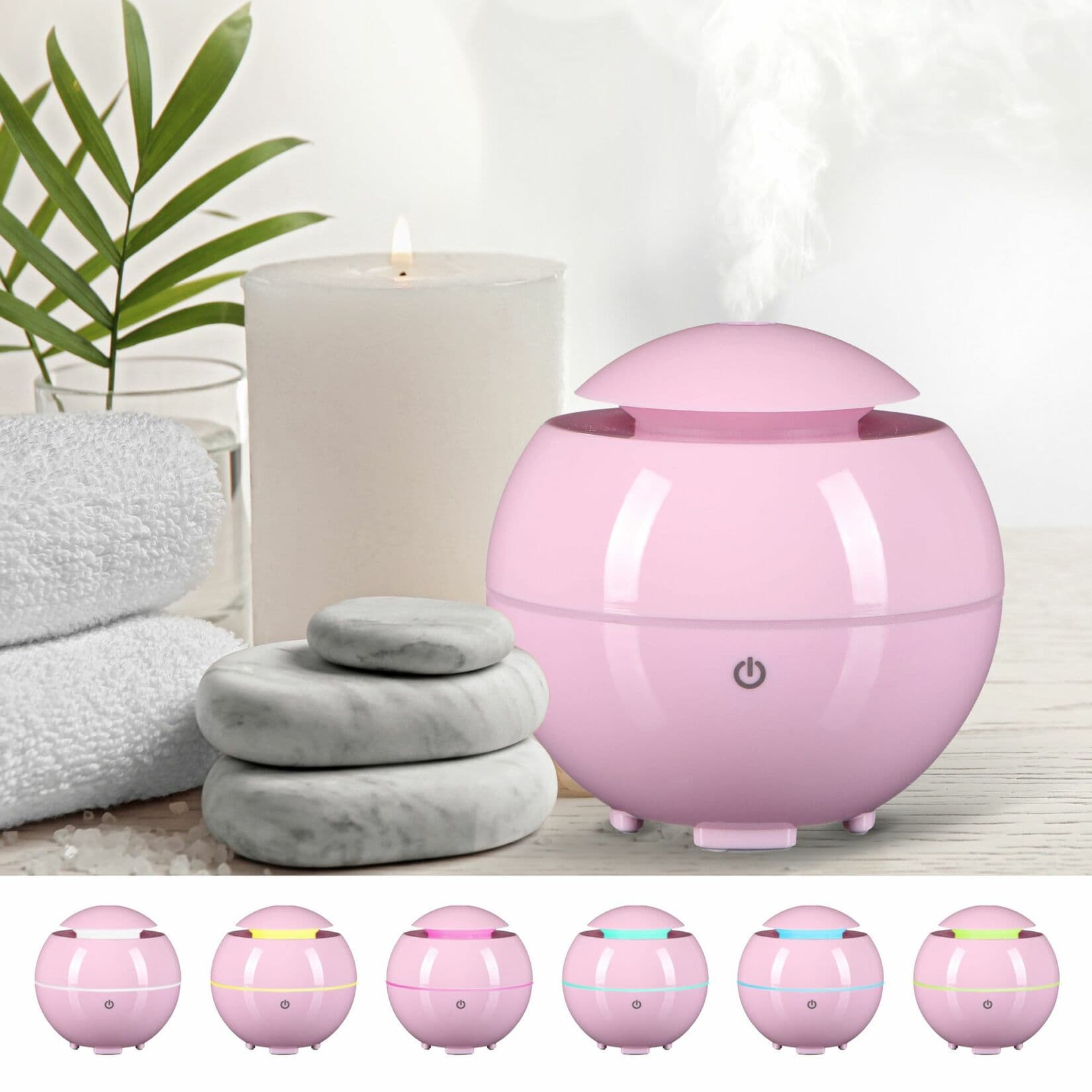Aroma difuzer Globe růžový lesk 150ml SIXTOL - náhled 4
