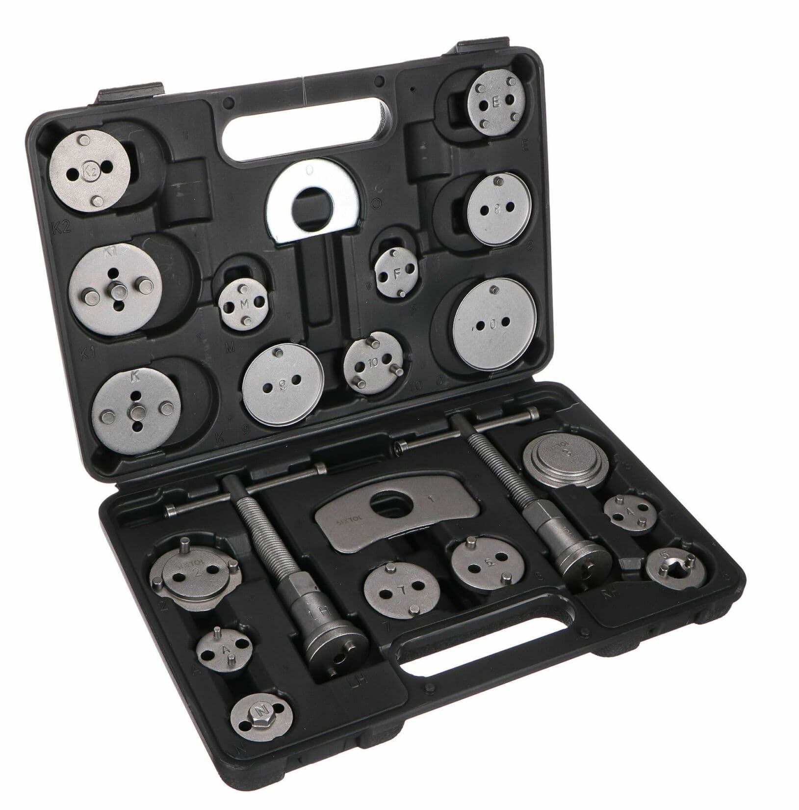 Stlačovák brzdových pístů MECHANIC BRAKE SET BLACK 22, sada 22ks SIXTOL - náhled 2