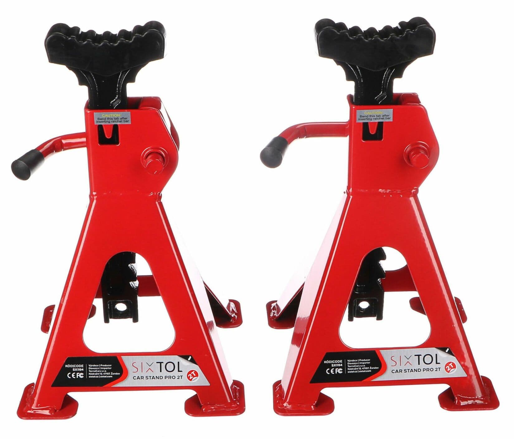 Podstavec pod auto MECHANIC CAR STAND PRO 2T, 2ks SIXTOL - náhled 3