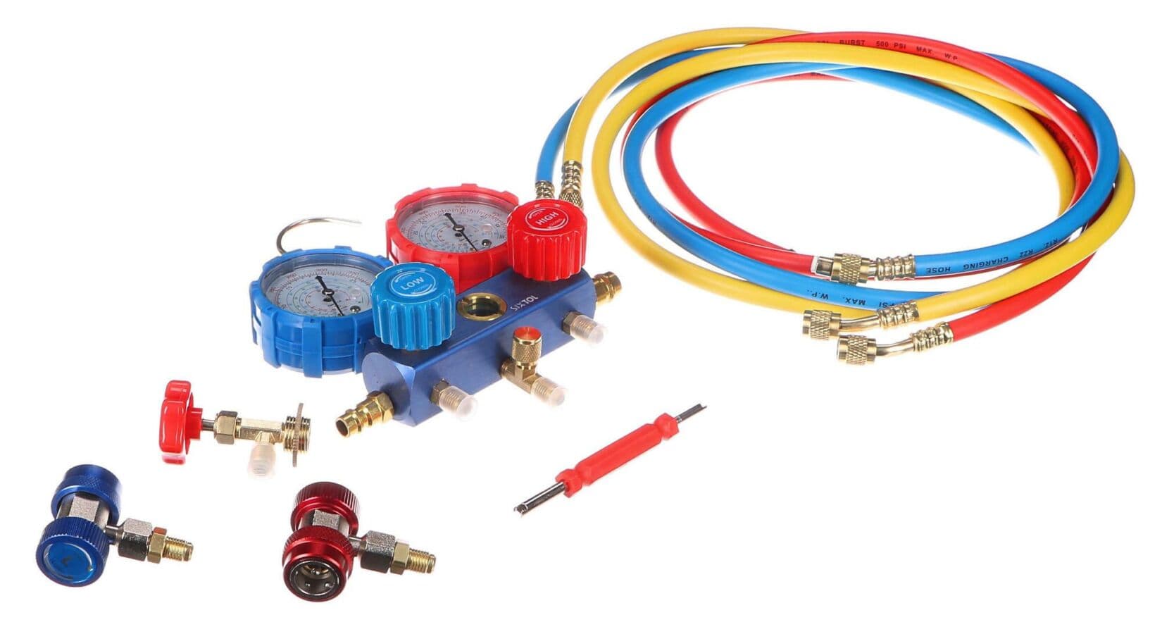 Sada na měření tlaku a těsnosti autoklimatizace MECHANIC AC TESTER 1 SIXTOL - náhled 3