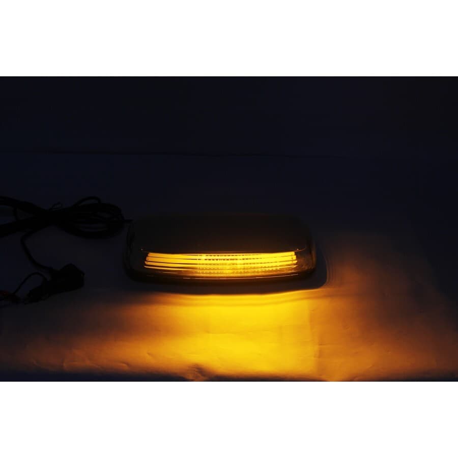 Pracovní LED oranžová rampa homologovaná 305x158 R10 R65 magnet - náhled 5