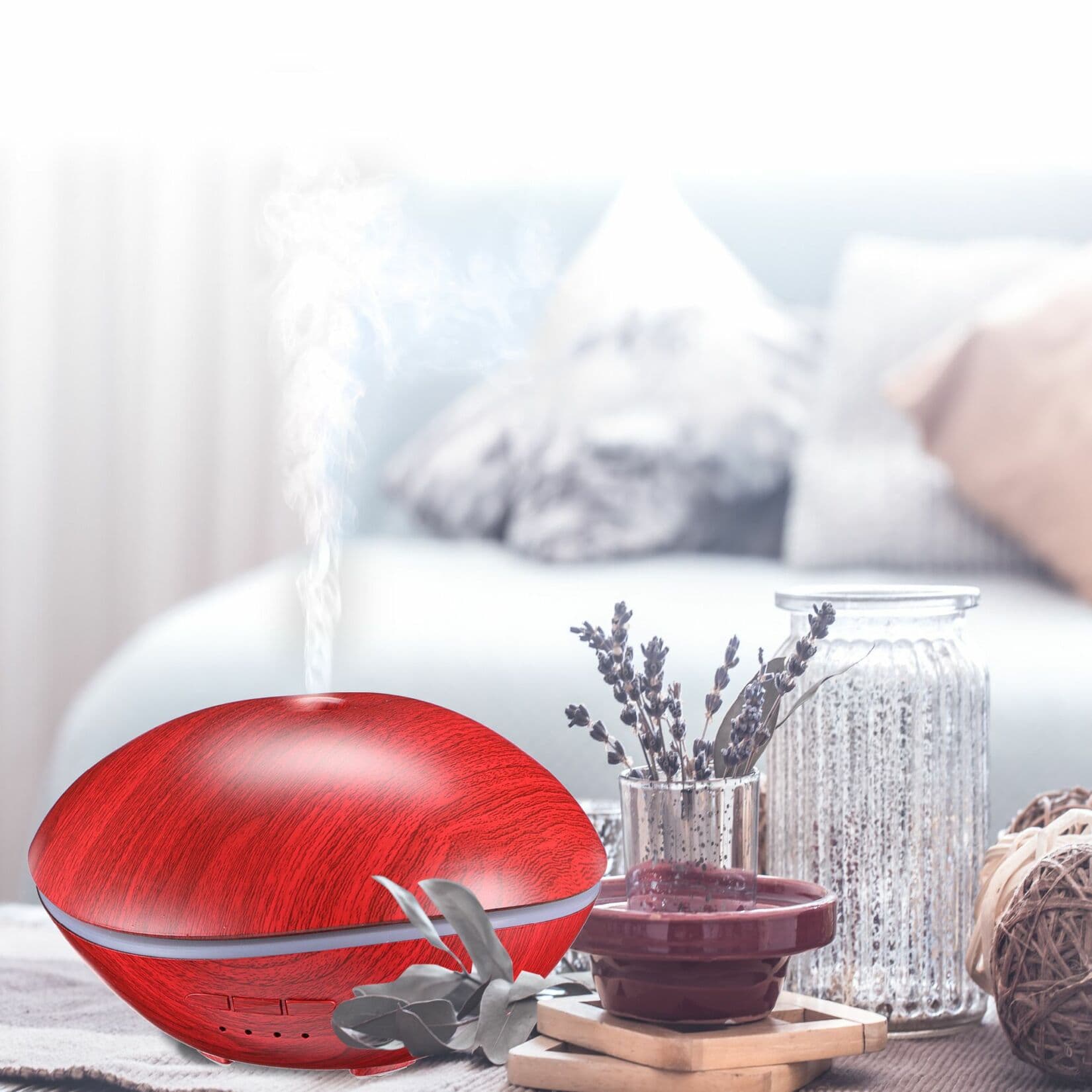Aroma difuzer Stone červené dřevo 500ml SIXTOL - náhled 2