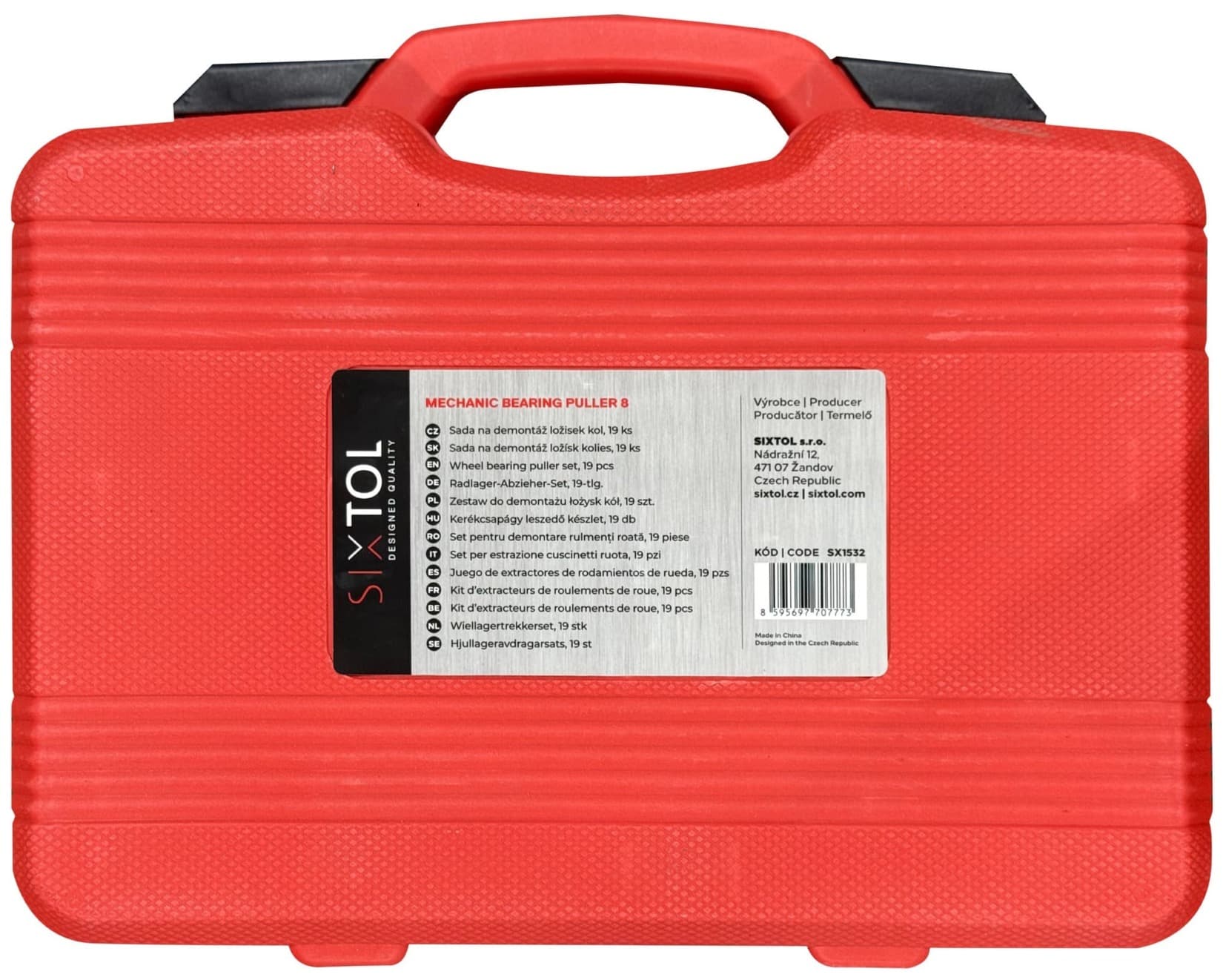 Sada na demontáž ložisek kol MECHANIC BEARING PULLER 8, 19 ks SIXTOL - náhled 5