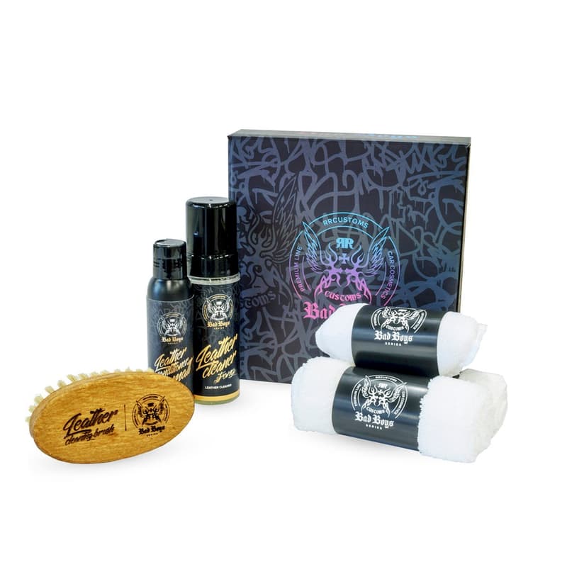 Bad Boys Leather Car Set Standard Strong - Sada na čištění a impregnaci kůže - náhled 3