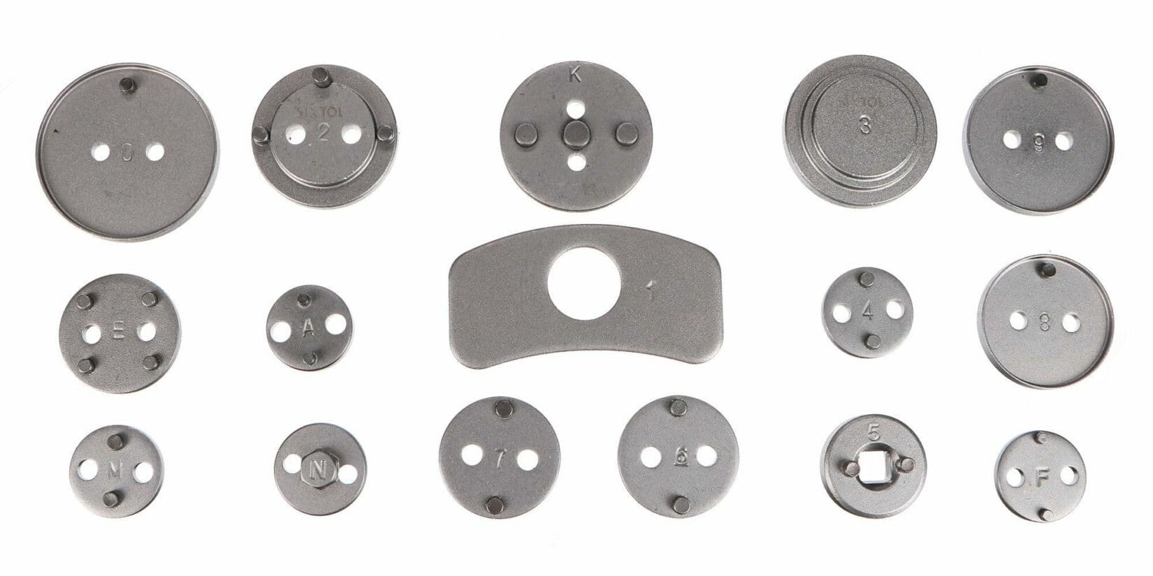 Stlačovák brzdových pístů MECHANIC BRAKE SET BLACK 18, sada 18ks SIXTOL - náhled 5