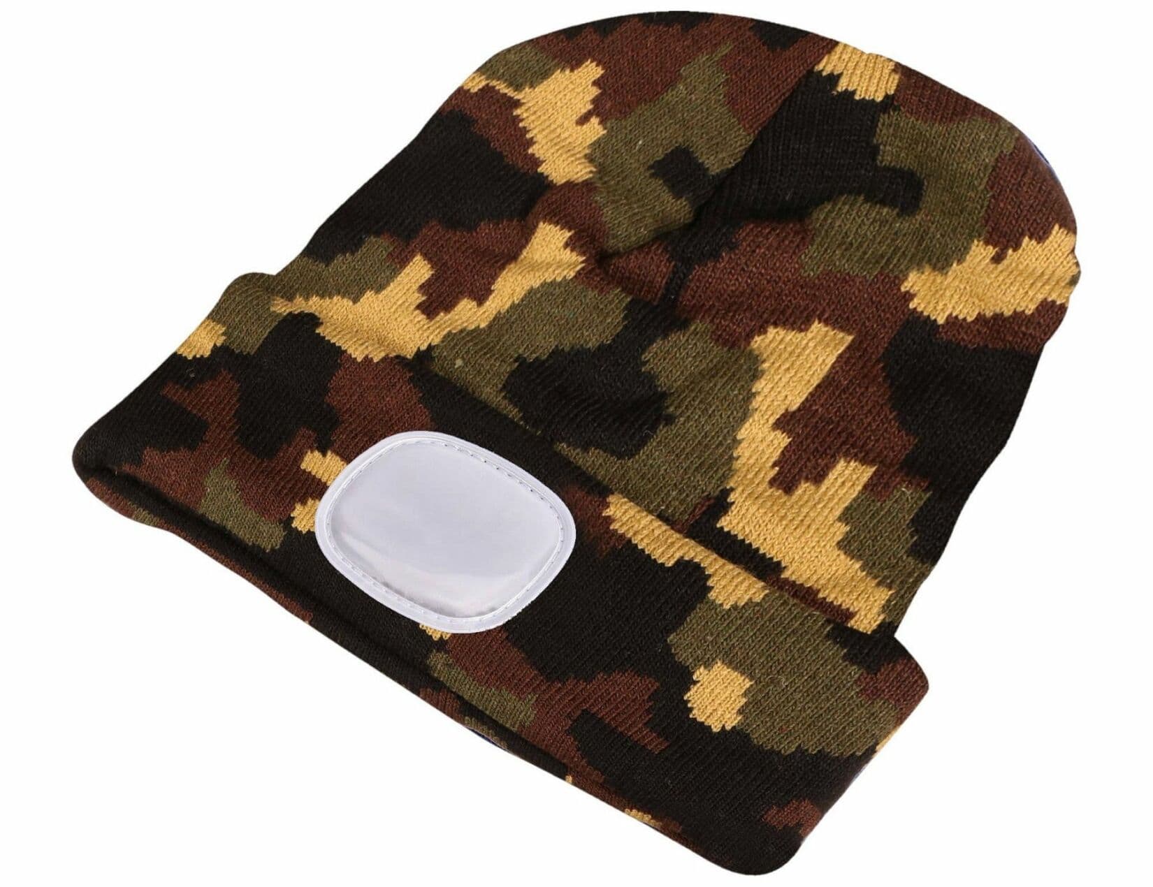 Čepice s čelovkou 180lm, nabíjecí, USB, univerzální velikost, bavlna/PE, maskáčová SIXTOL - náhled 2