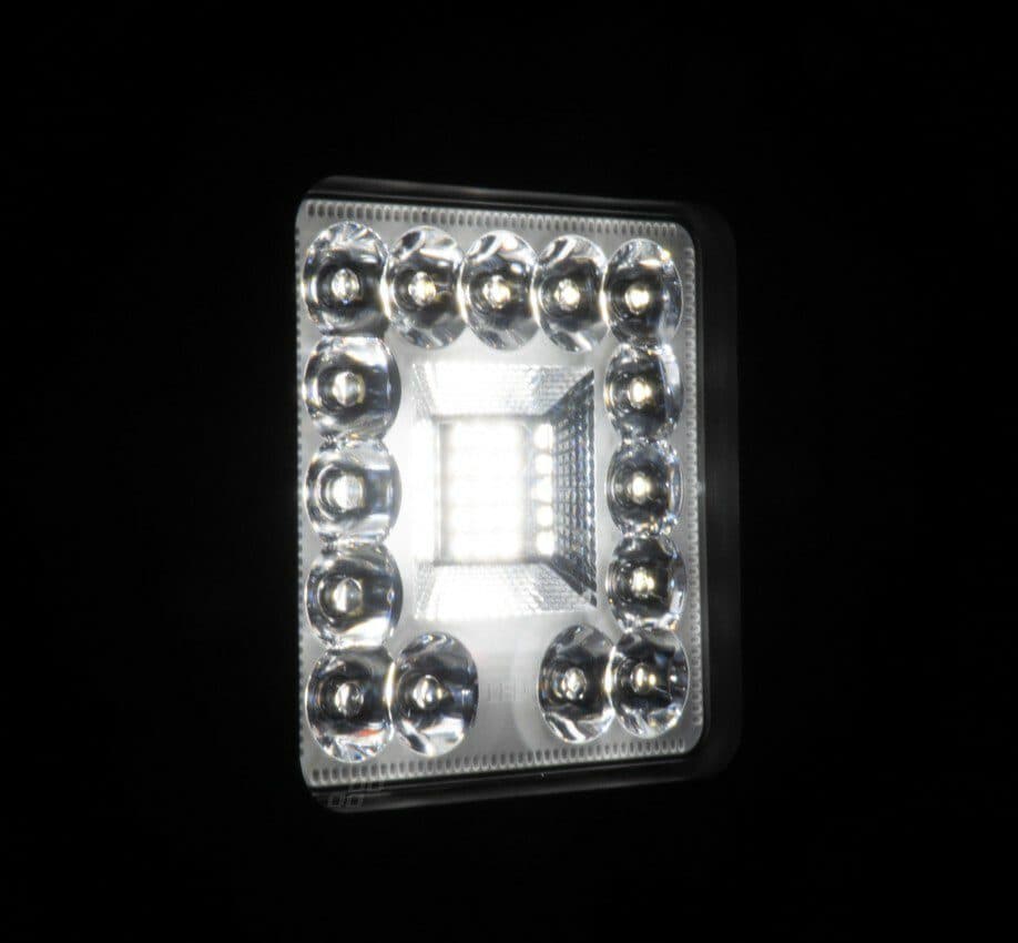 LED pracovní světlo 9-36V 96W 8000lm 110x110x38mm - náhled 2
