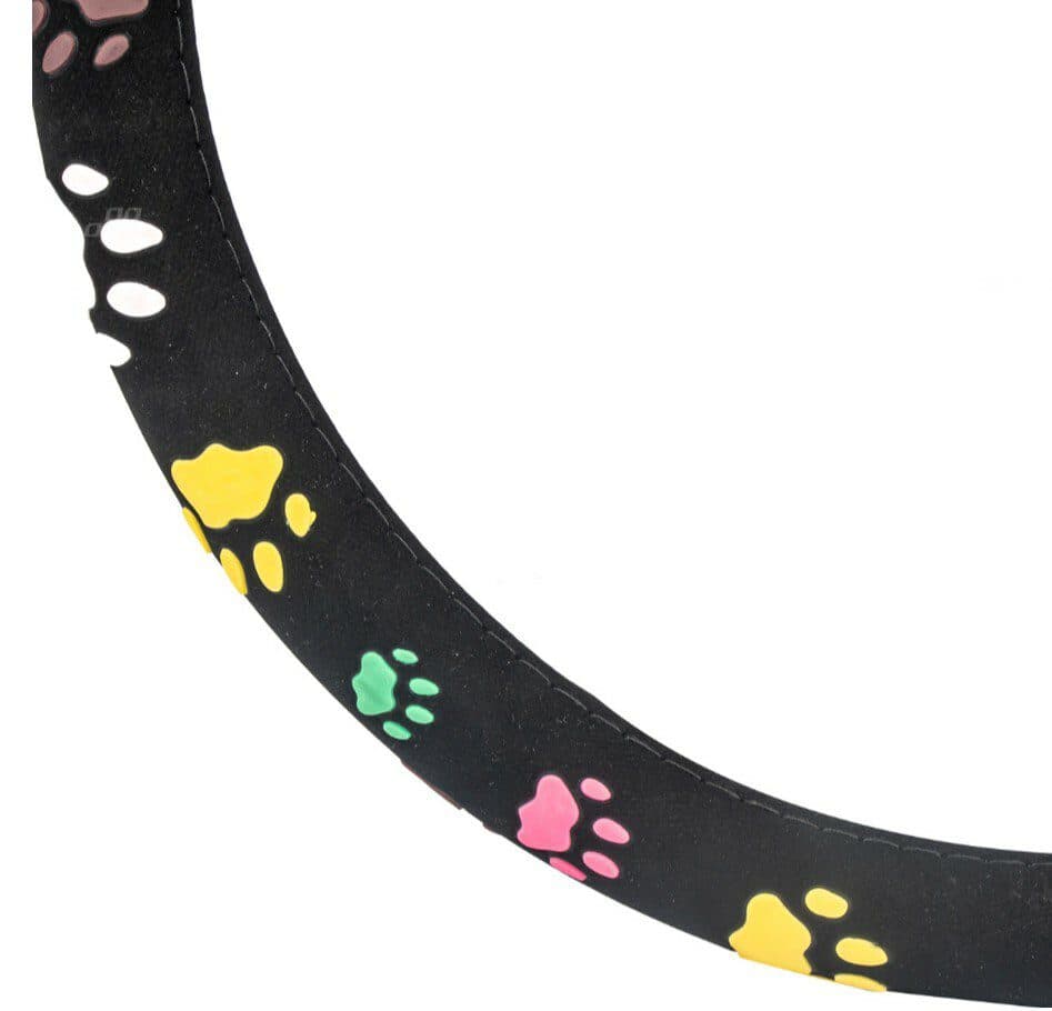 Potah volantu tlapky UNI 37-39cm - černý - náhled 2