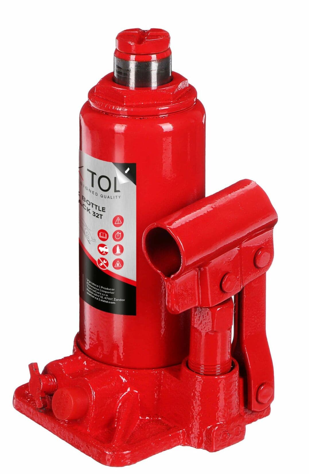 Hydraulický zvedák panenka SX BOTTLE JACK 32T SIXTOL - náhled 3